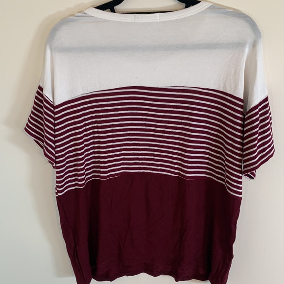 Colorblock Striped Tee - Picture 4 of 5
